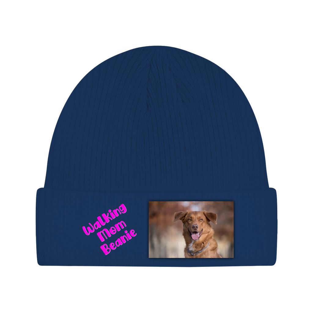 Walking Mom Beanie - individuelle Strickmütze