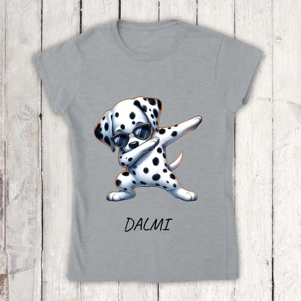 Dabbing Hund oder Katze - Individuelles Erwachsenen T-Shirt