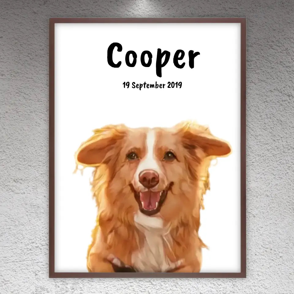 Haustiergemälde - Individuelle Haustierzeichnung