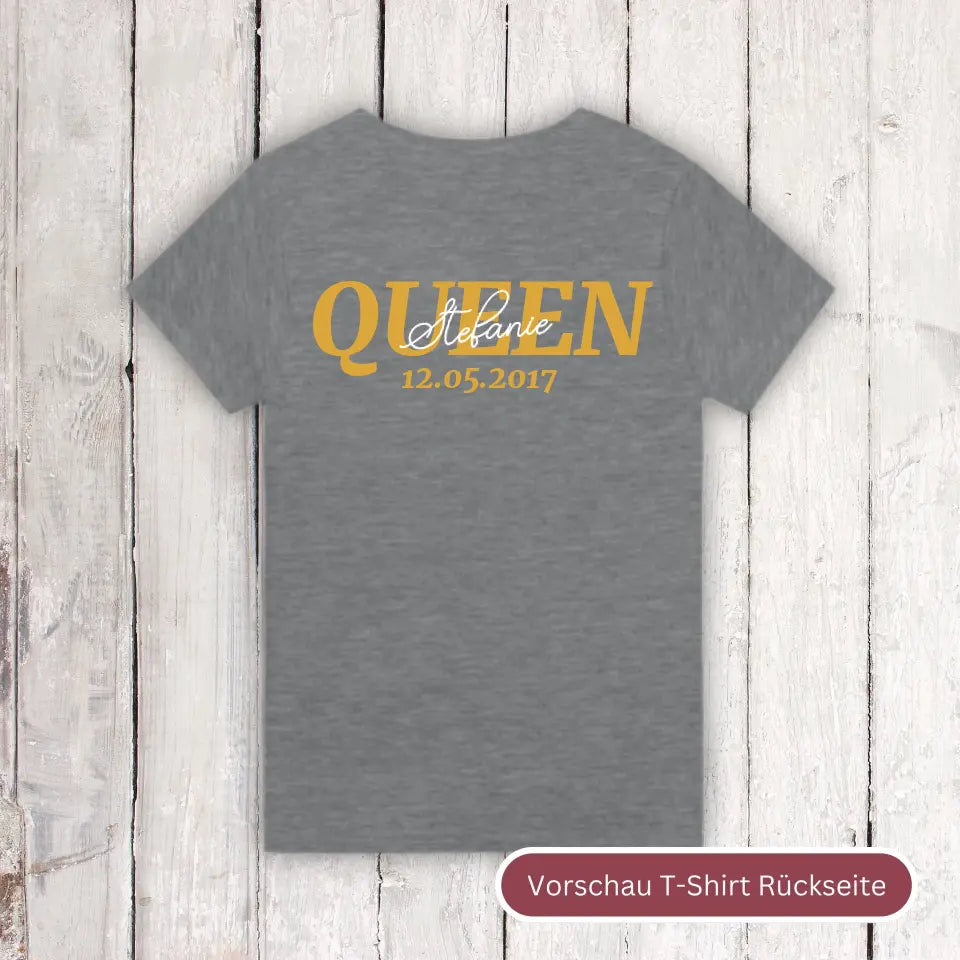 King, Queen, Prince, Princess - Individueller Hoodie