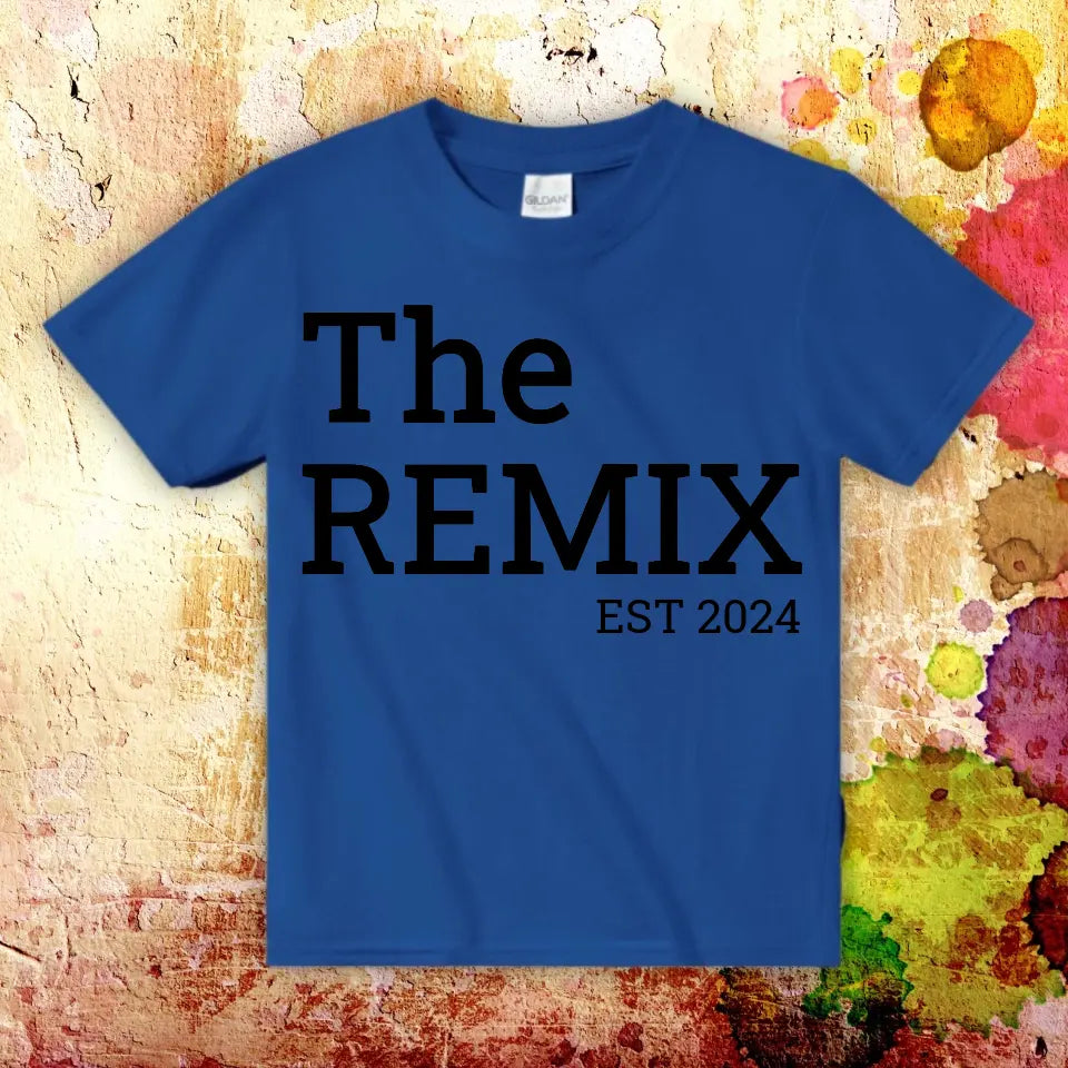 The Original & The Remix - individuelles Eltern-Kind-T-Shirt