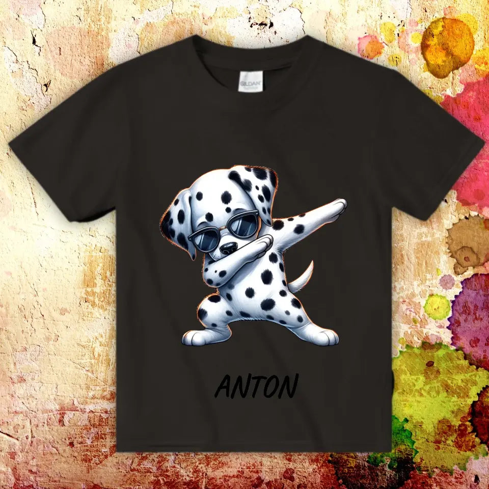 Dabbing Hund oder Katze - Individuelles Dabbing Kinder T-Shirt