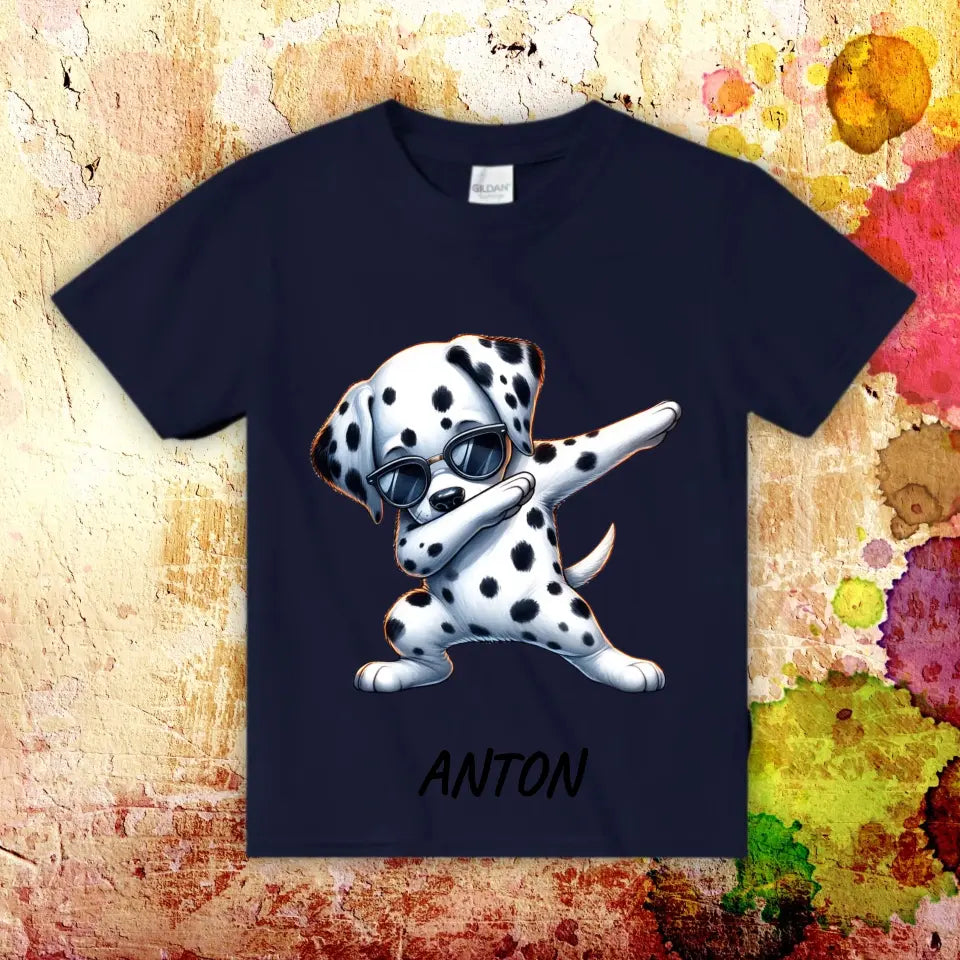Dabbing Hund oder Katze - Individuelles Dabbing Kinder T-Shirt