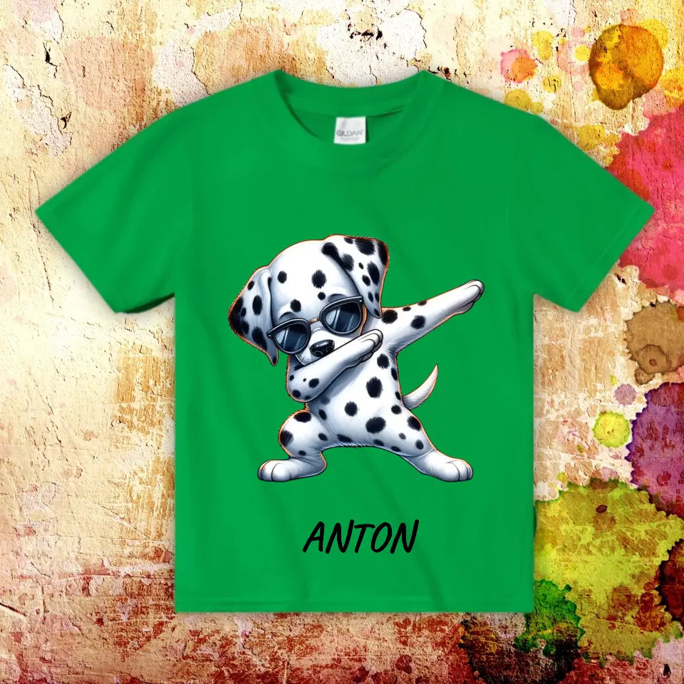 Dabbing Hund oder Katze - Individuelles Dabbing Kinder T-Shirt