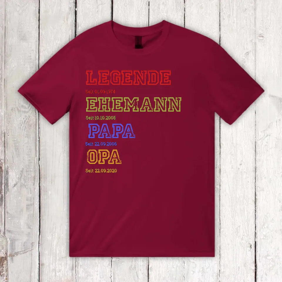 Familien-Legende - Individuelles T-Shirt