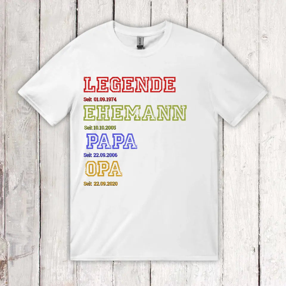 Familien-Legende - Individuelles T-Shirt