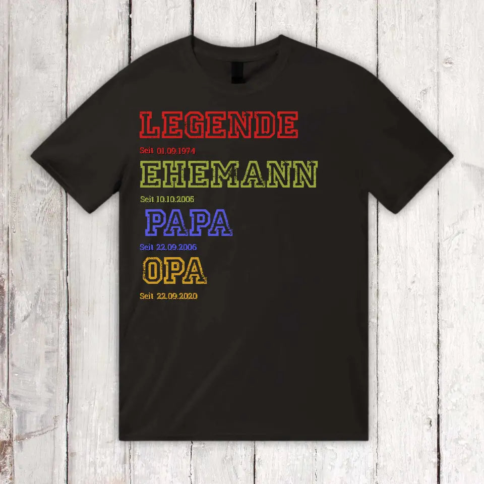 Familien-Legende - Individuelles T-Shirt