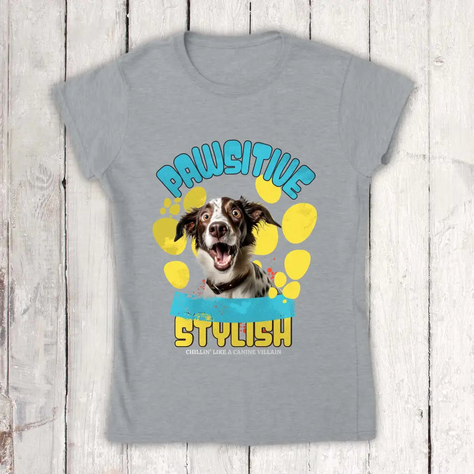 Be Pawsitive - Individuelles T-Shirt mit deinem Foto