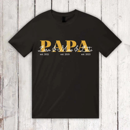 PAPA/MAMA - Individuelles T-Shirt