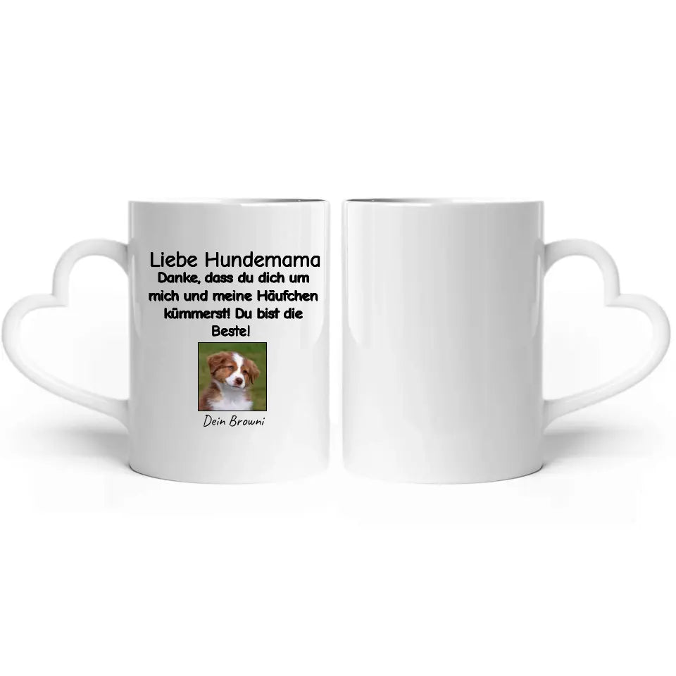 Häufchen - Individuelle Foto-Hundetasse