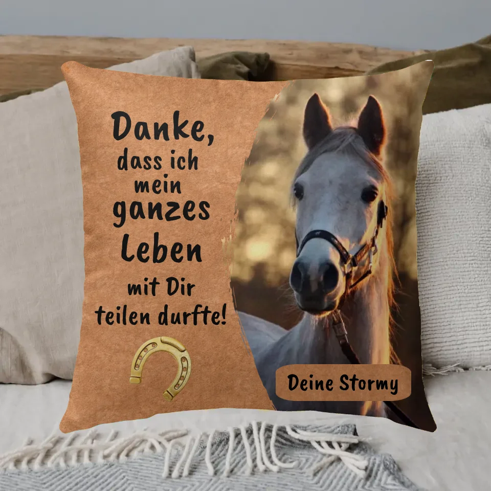 Danke an deine Katze - Individuelles Kissen