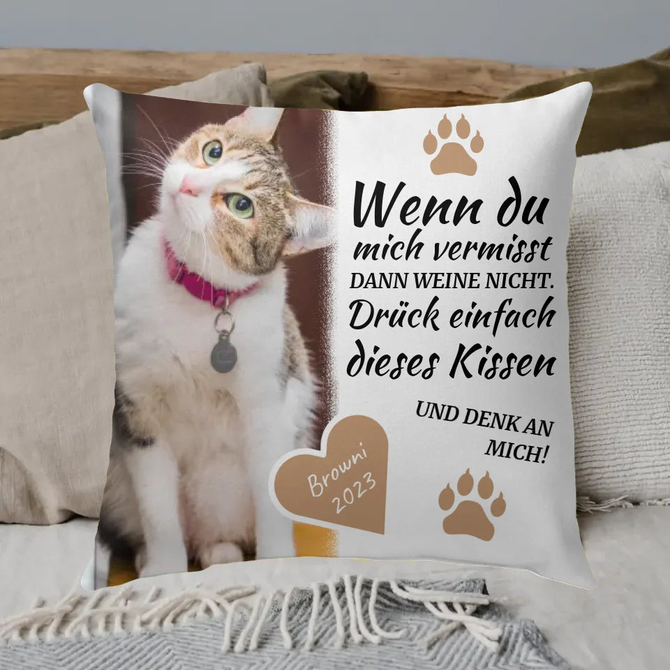 Weihnachtskissen mit Foto - individuelles Premium Fotokissen
