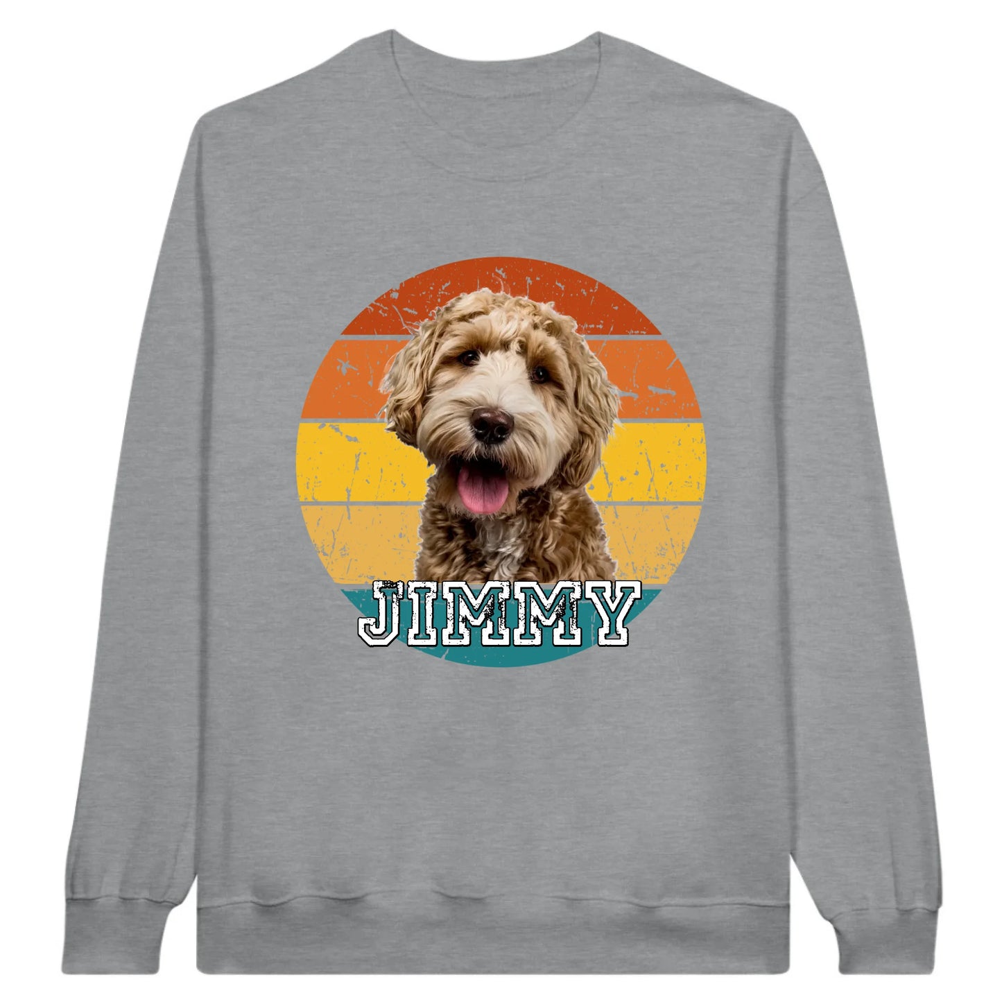 Vintage Sunset mit Foto - individueller Hoodie oder Sweatshirt