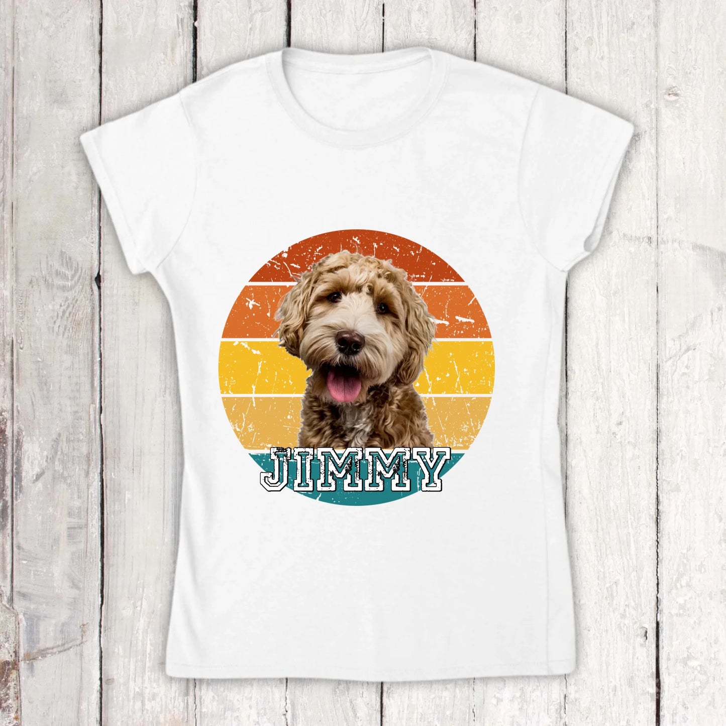 Vintage - Individuelles Foto T-Shirt