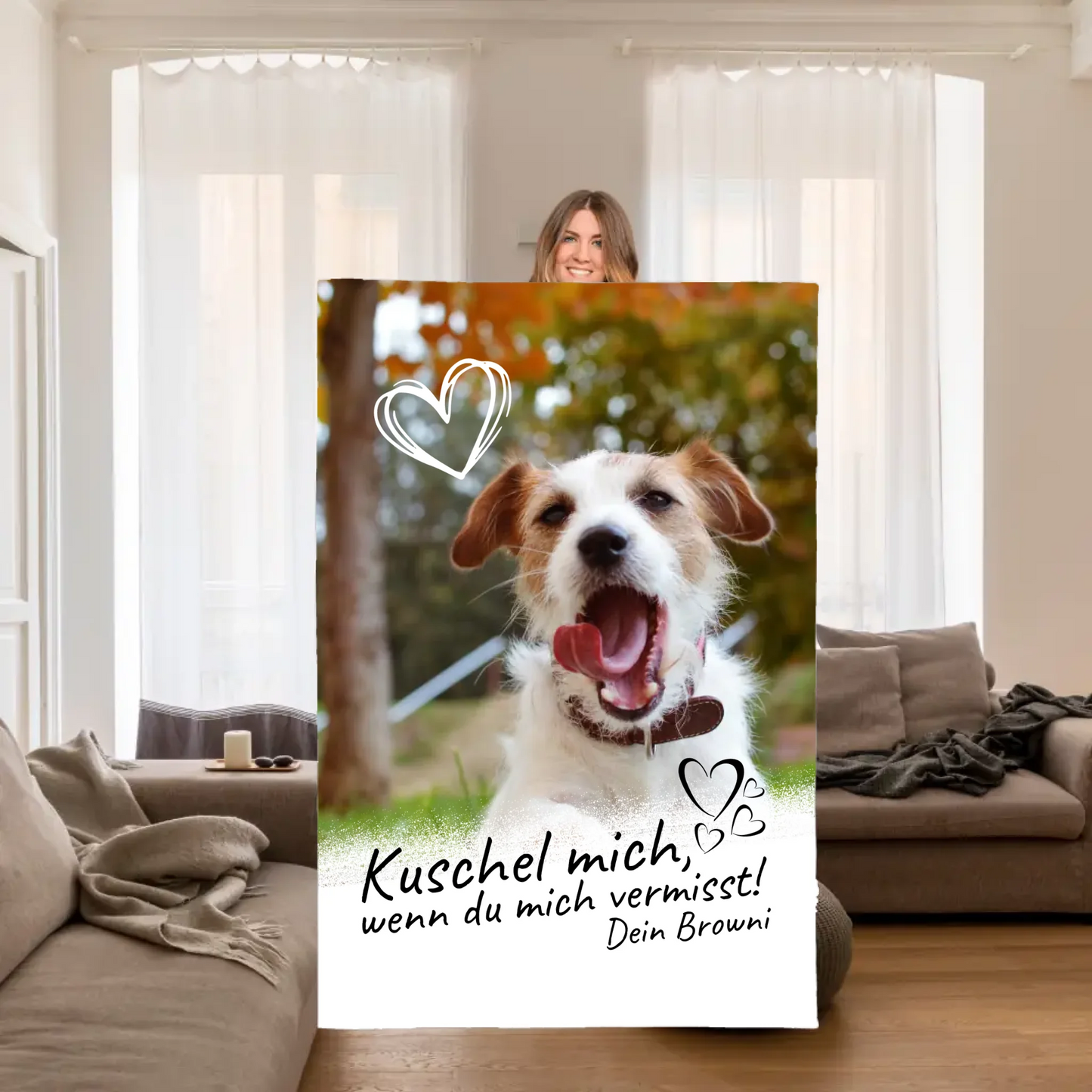 Weihnachtskissen mit Foto - individuelles Premium Fotokissen