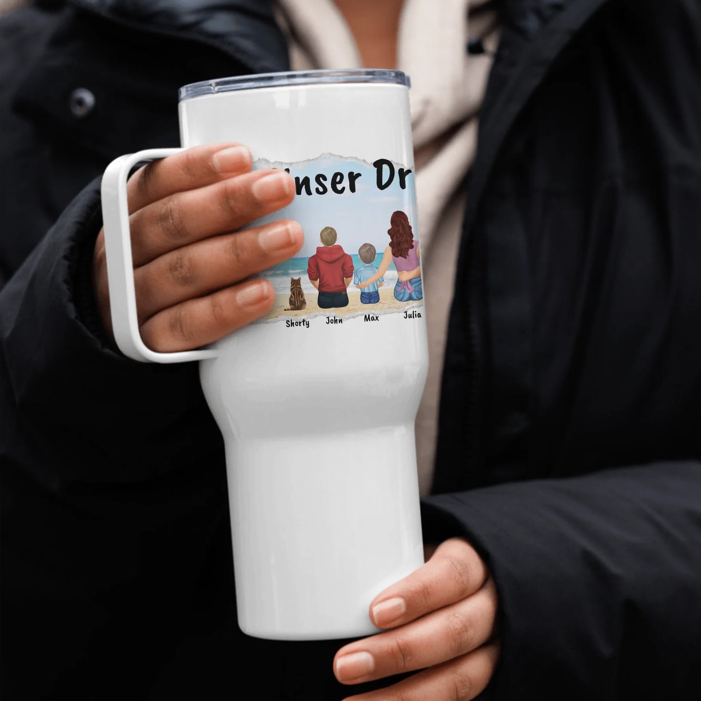 Familie - individueller Thermobecher