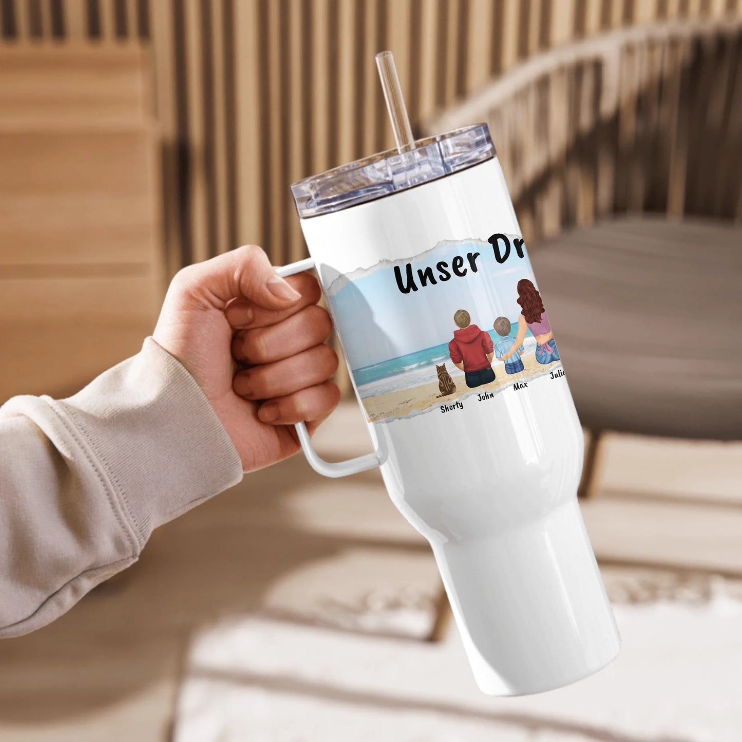 Familie - individueller Thermobecher