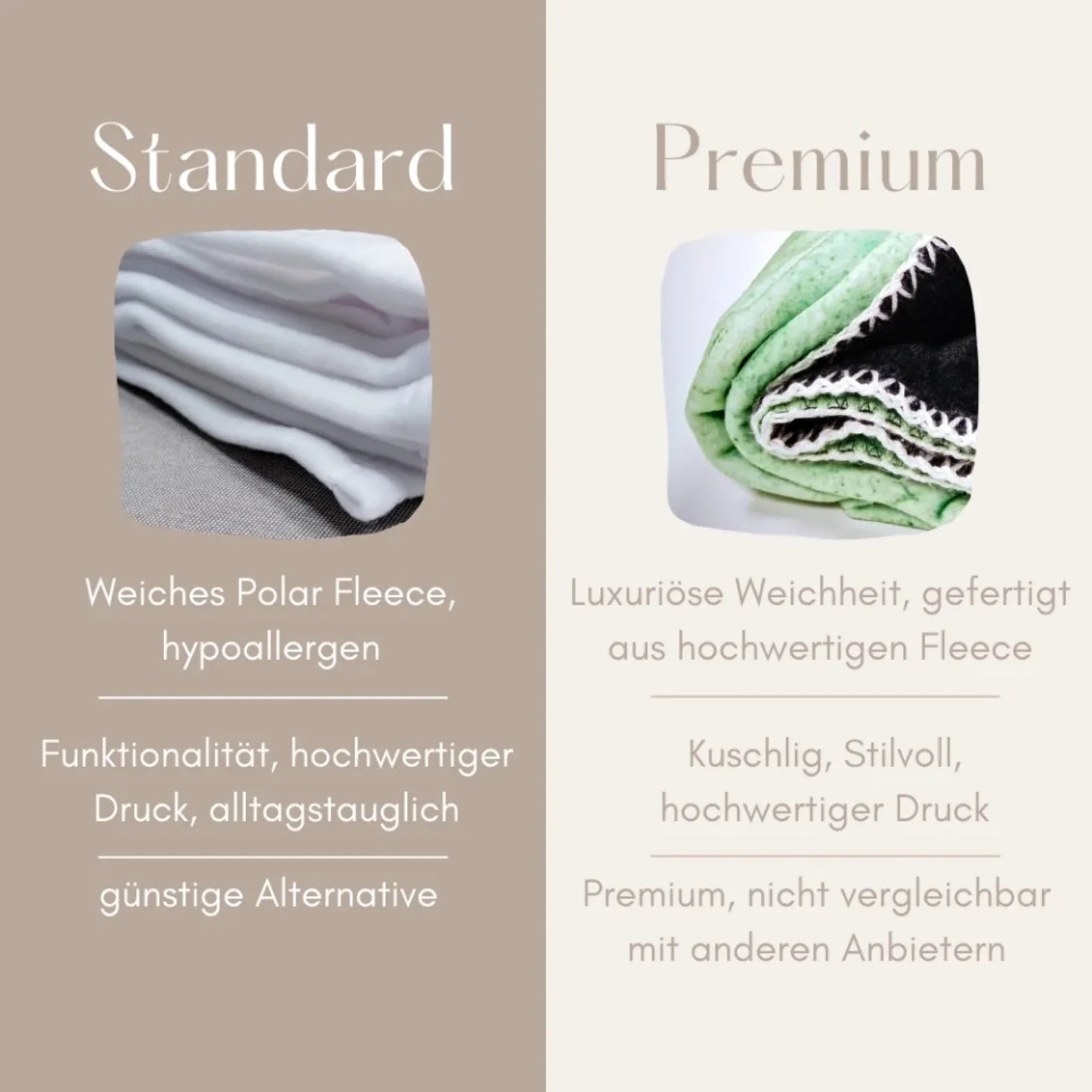 Standard premium-decke werbung
