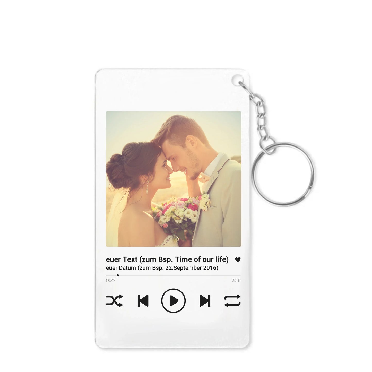 Acryl Schlüsselanhänger zum selber gestalten mit verschiedenen Motiven, Fotos und Texten