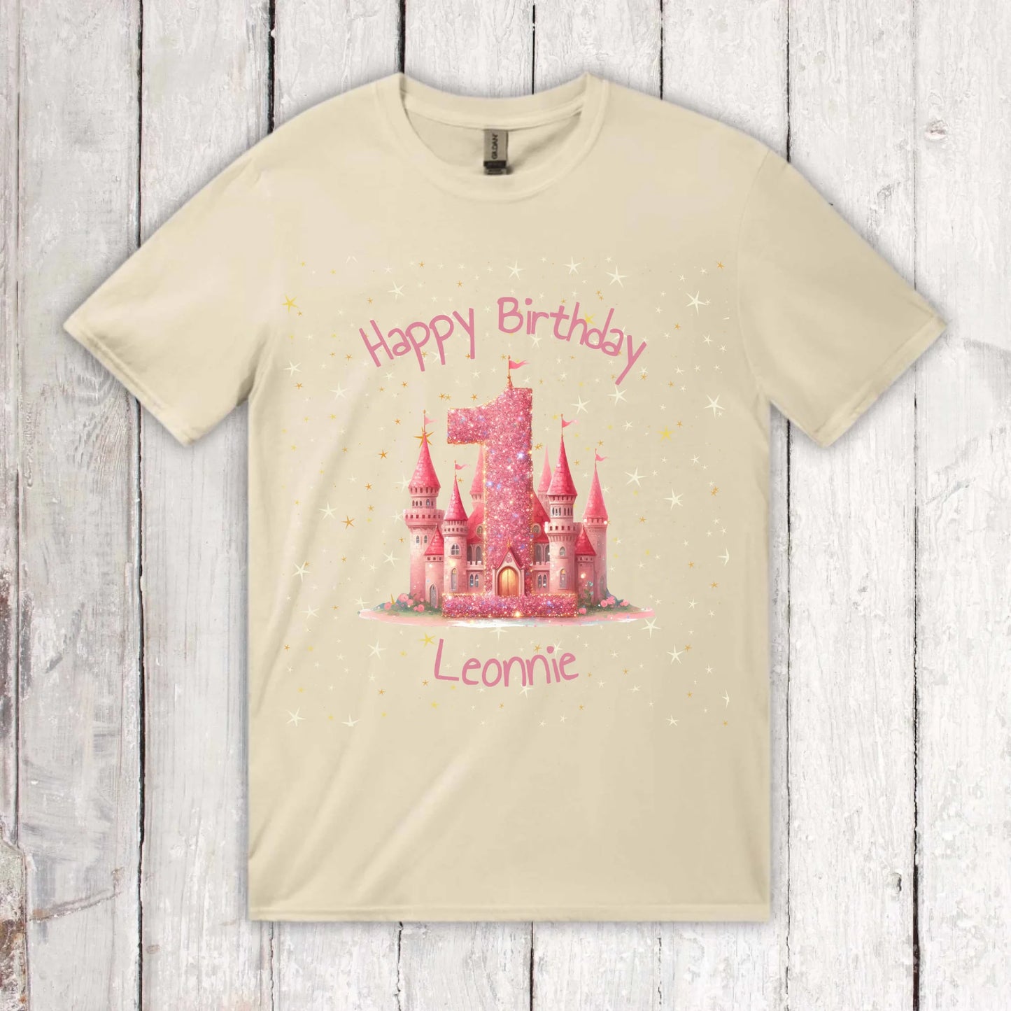 Geburtstag mit Zahl und Namen - individuelles Kinder T-Shirt