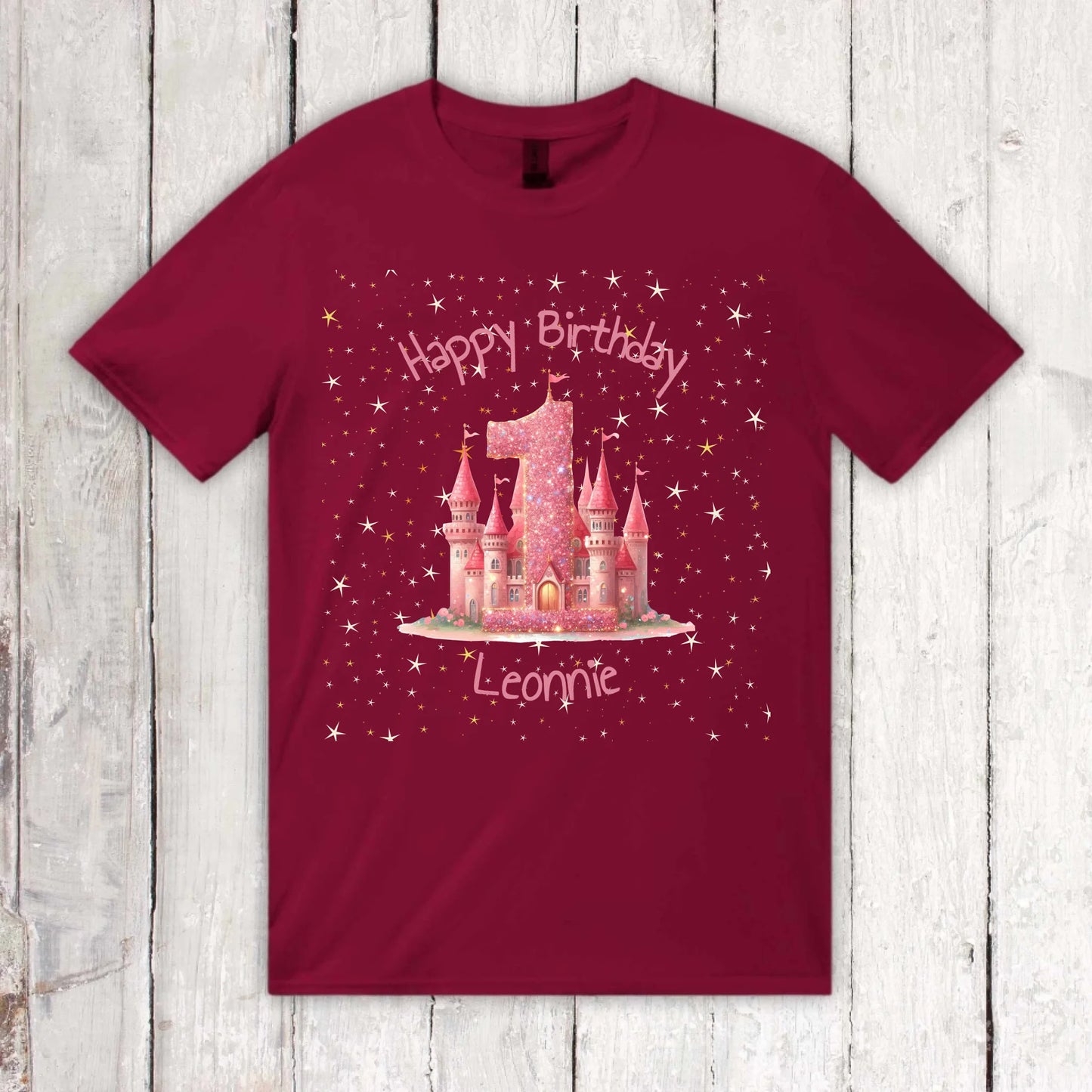Geburtstag mit Zahl und Namen - individuelles Kinder T-Shirt