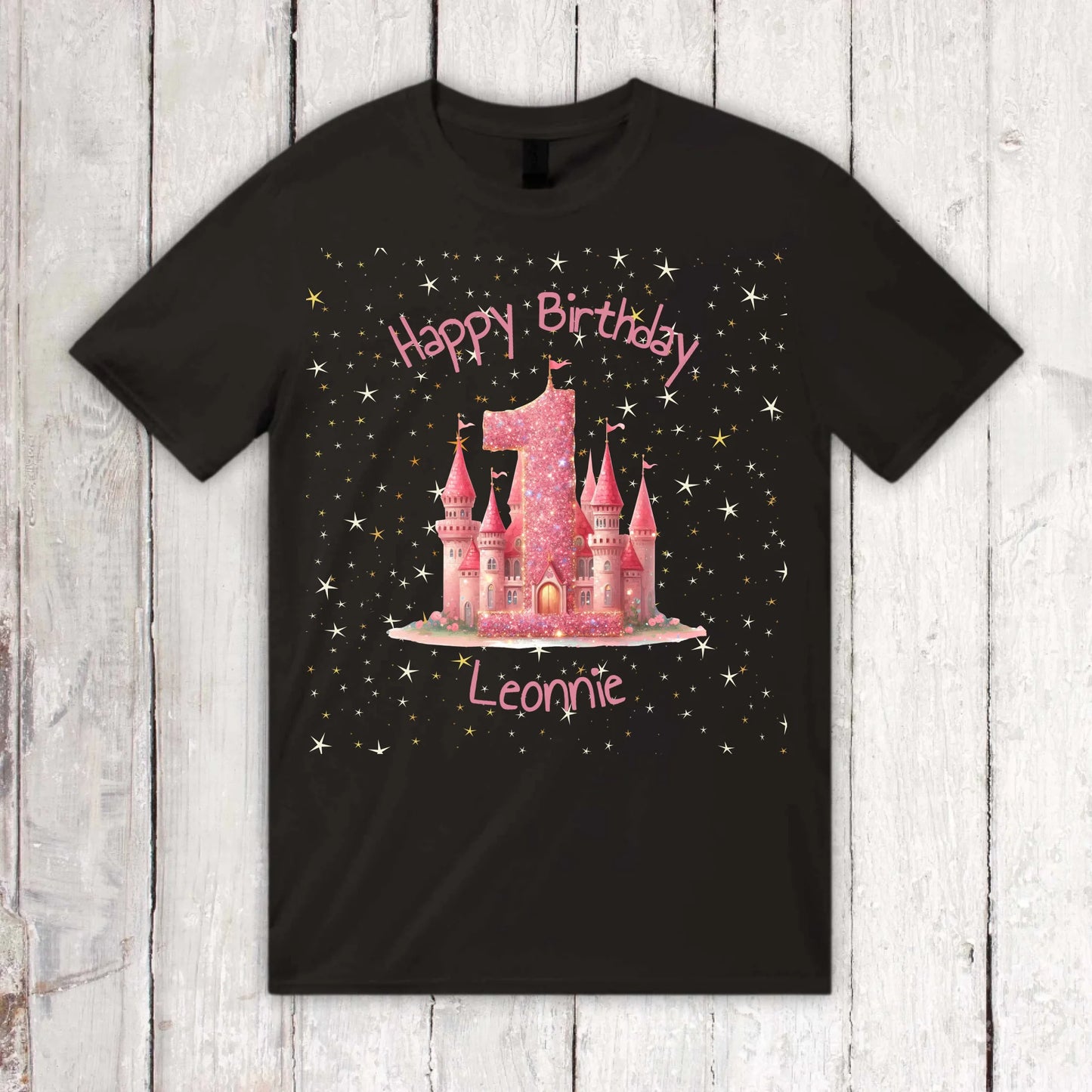 Geburtstag mit Zahl und Namen - individuelles Kinder T-Shirt