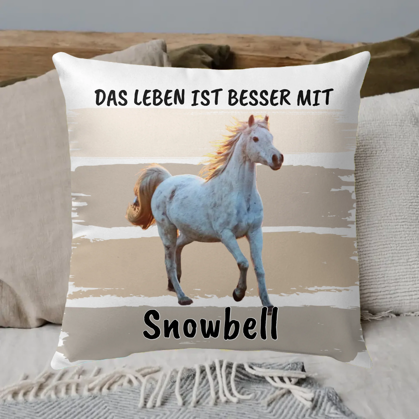 Wenn Du mich vermisst - individuelle Pferde-Fotodecke