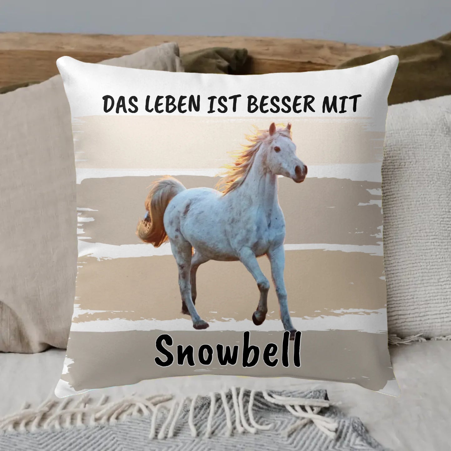 Wenn Du mich vermisst - individuelle Pferde-Fotodecke