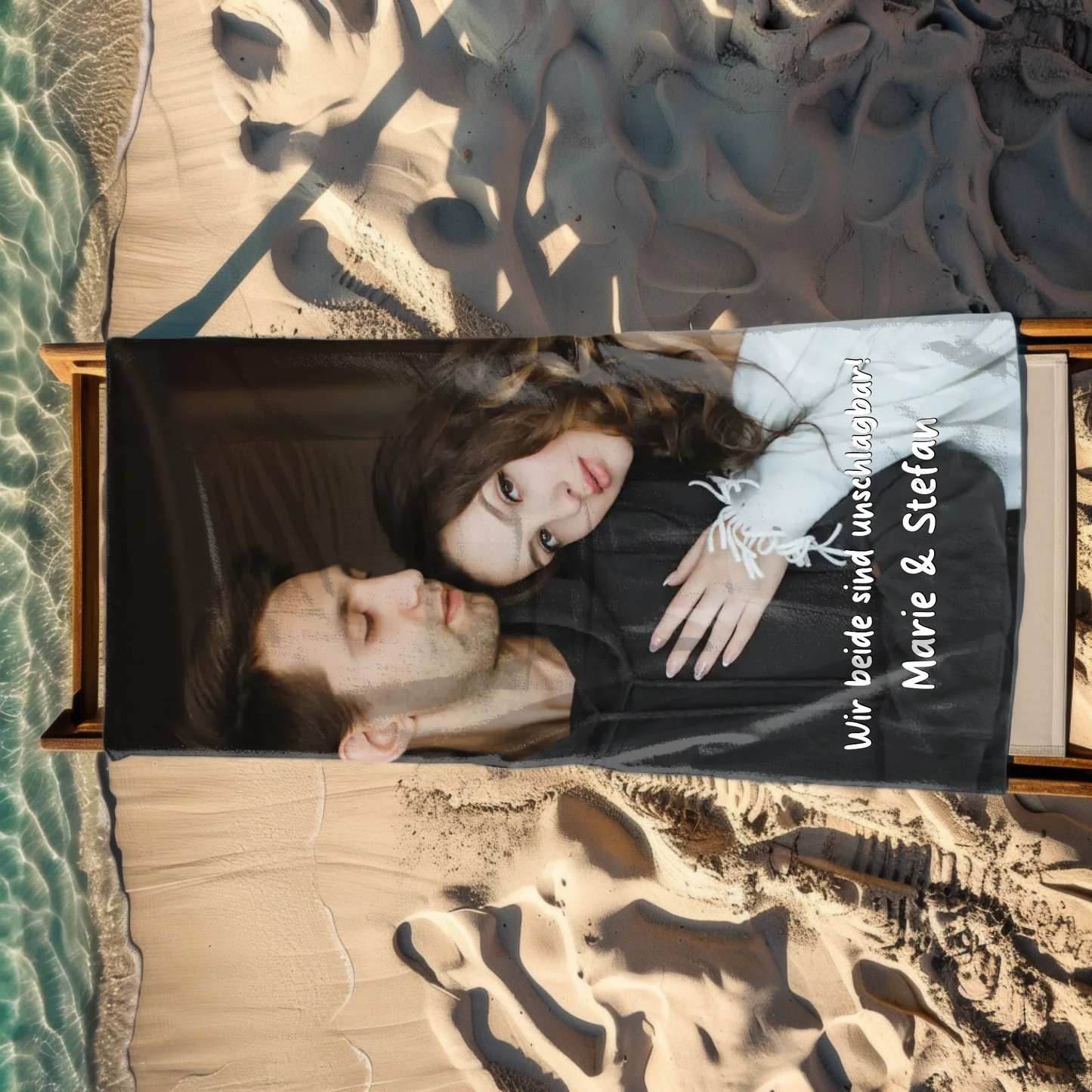 Personalisiertes Handtuch: Foto auf dem Badehandtuch - individuelles Handtuch | Personalize Palace