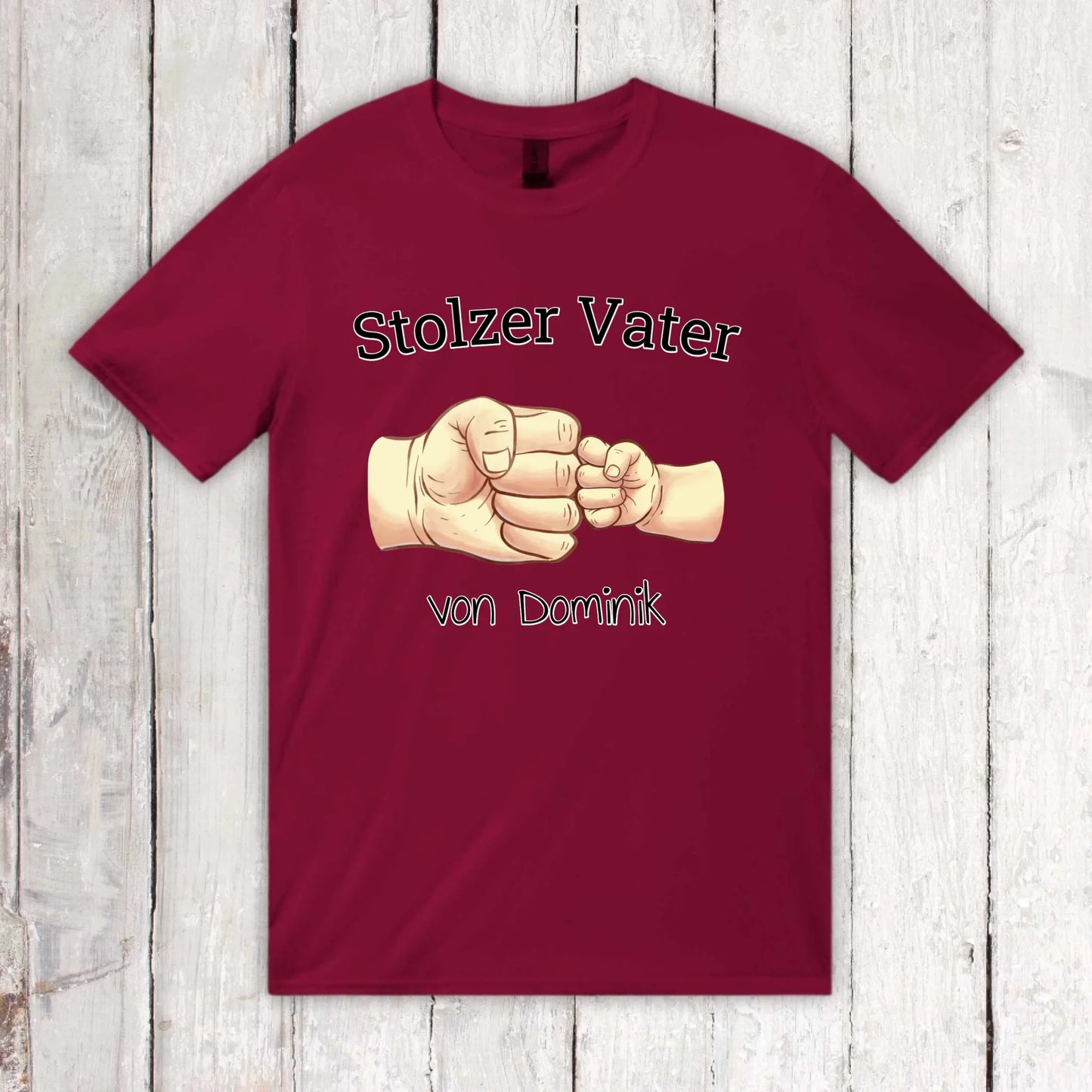 Stolzer Vater - Individueller Papa Hoodie