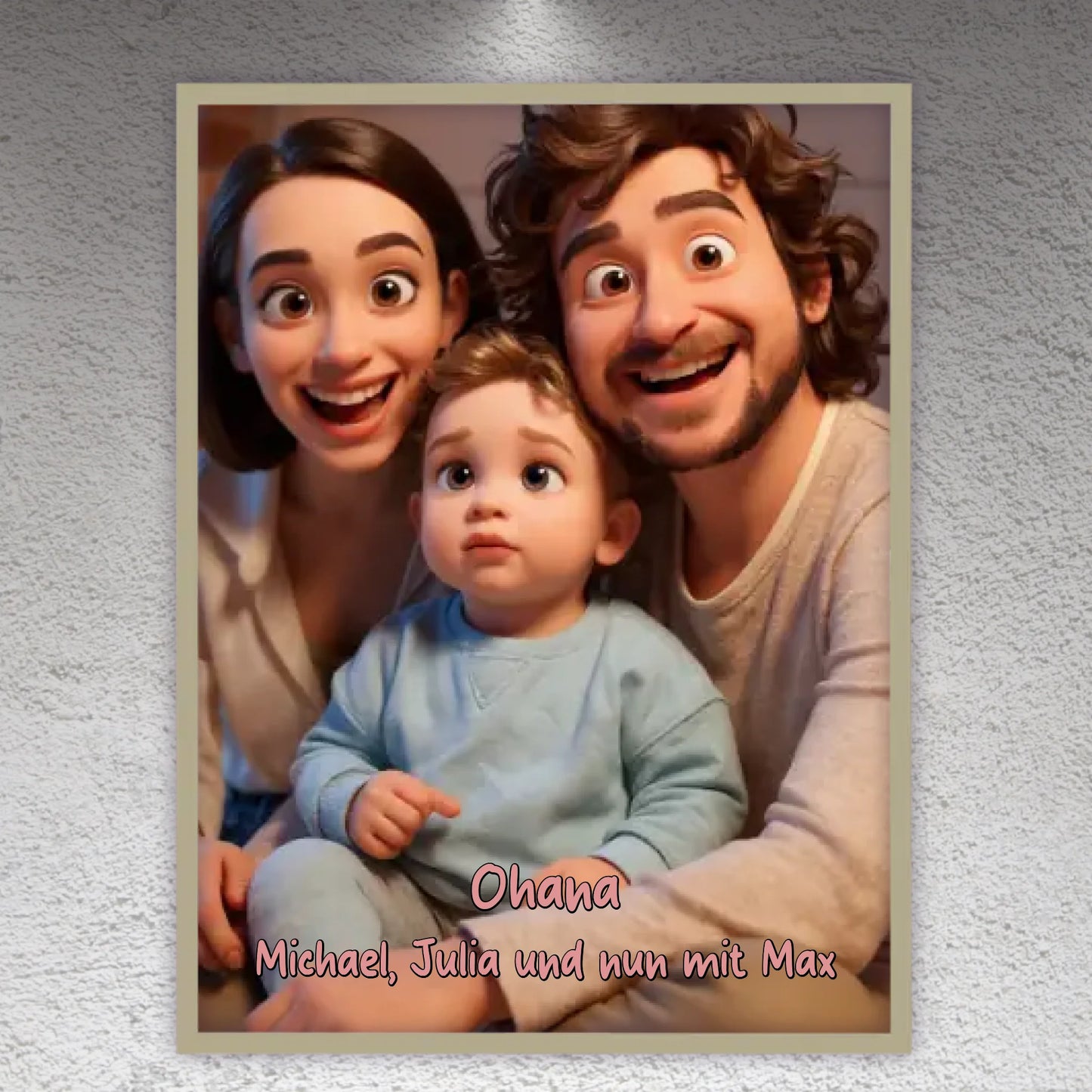 3D Cartoon Portrait - individuelle Leinwand