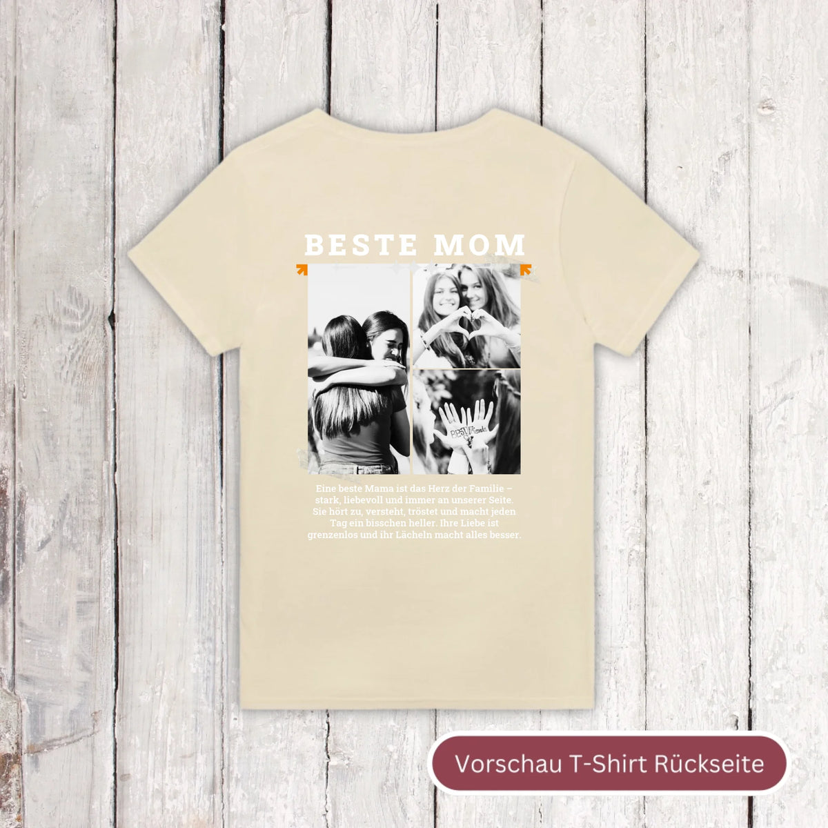 BEST MOM Hoodie with up to 3 photos - personalized hoodie