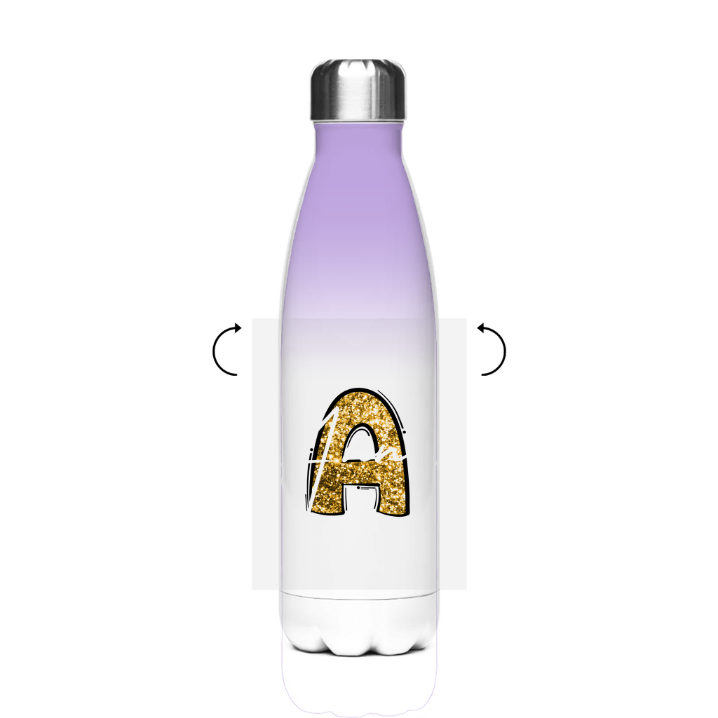 Mit Foto und Initialen - individuelle Büro Thermoflasche