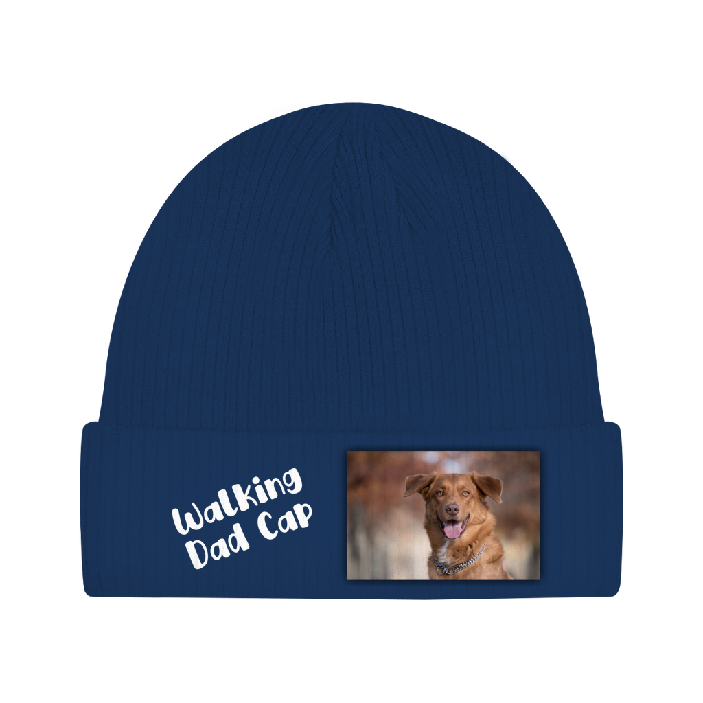 Walking Dad Beanie - individuelle Strickmütze
