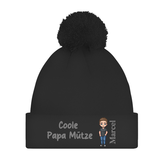 Coole Dad Mütze - individuelle Bommelmütze