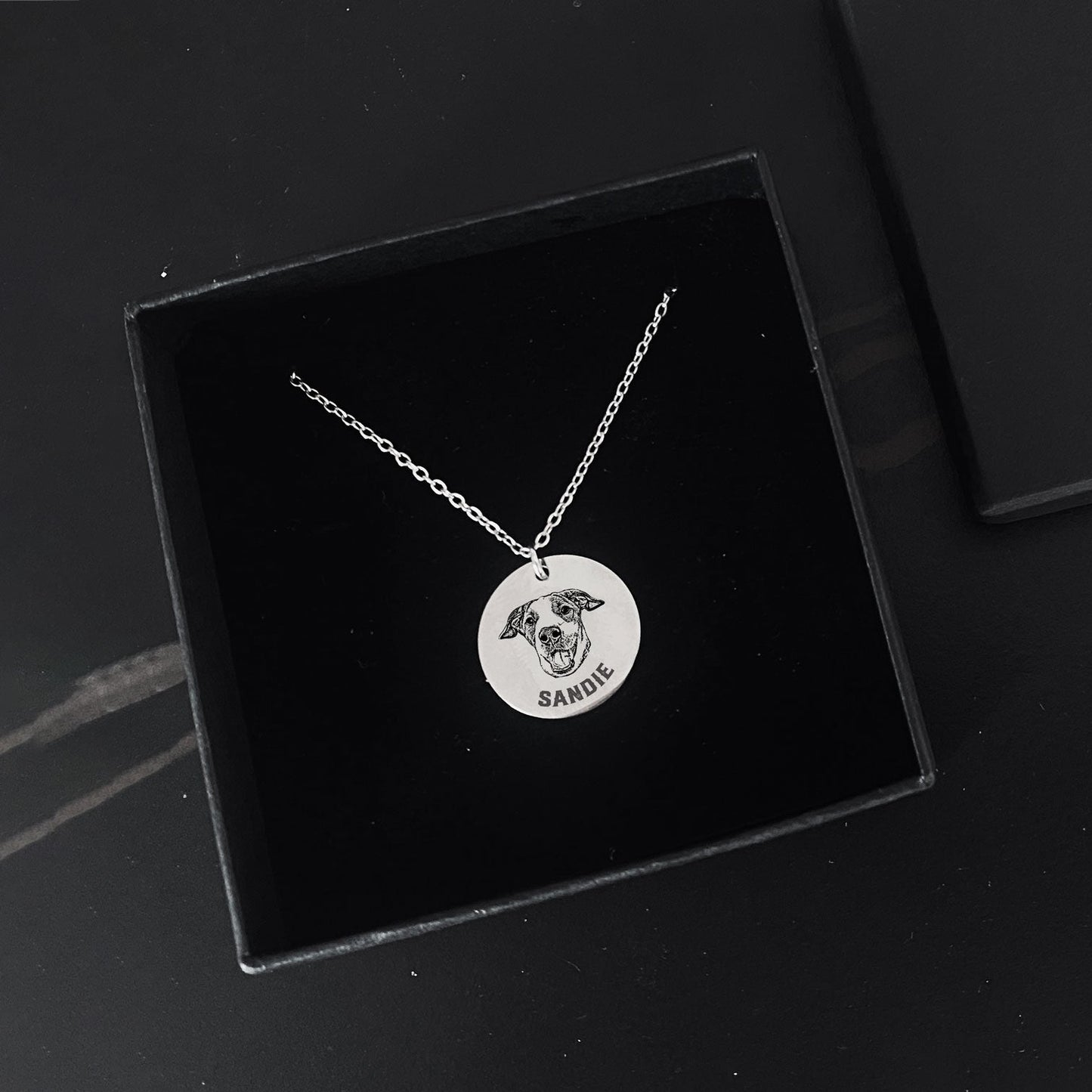 Personalisierter Schmuck: Haustier Halskette - Individuelle Halskette | Personalize Palace