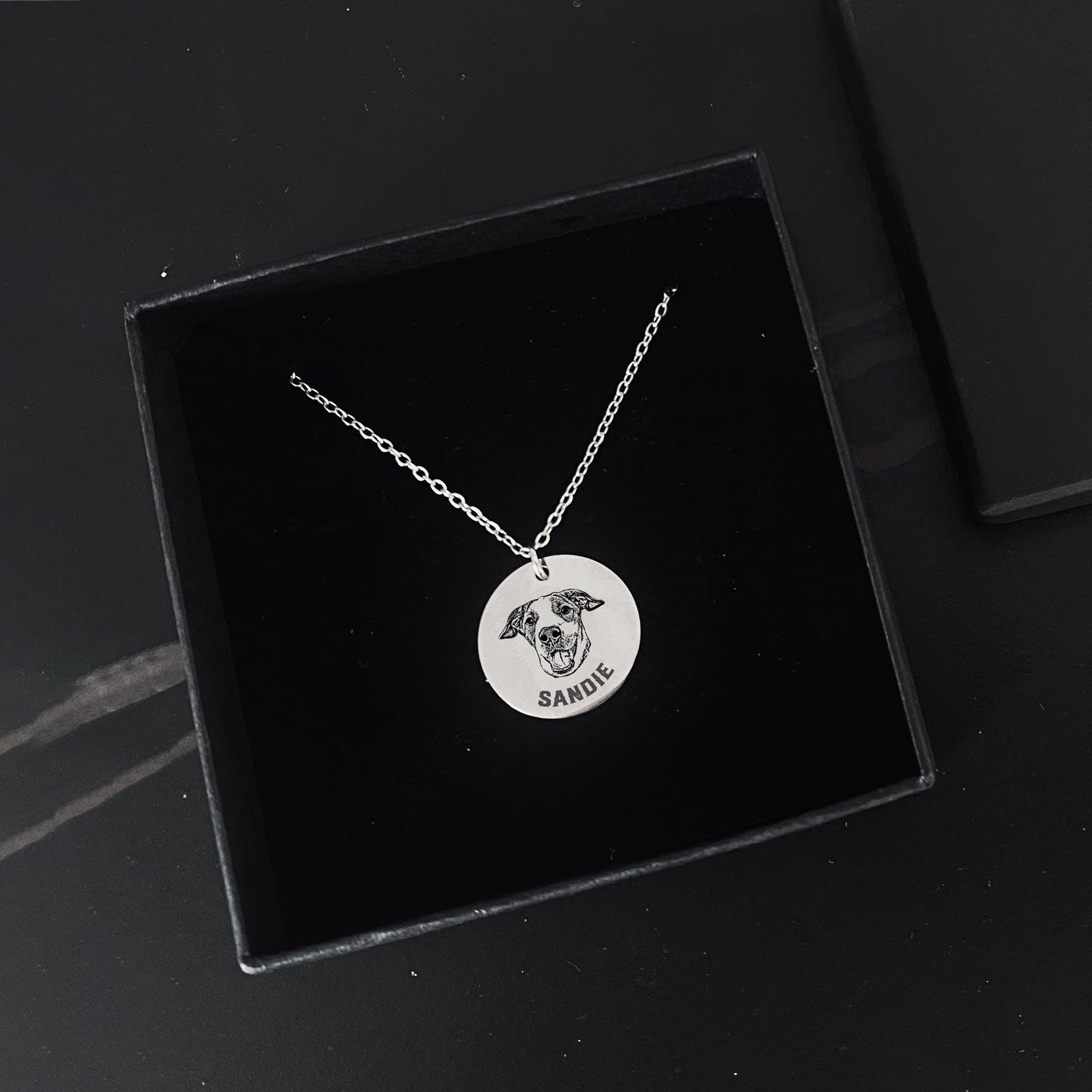 Personalisierter Schmuck: Haustier Halskette - Individuelle Halskette | Personalize Palace