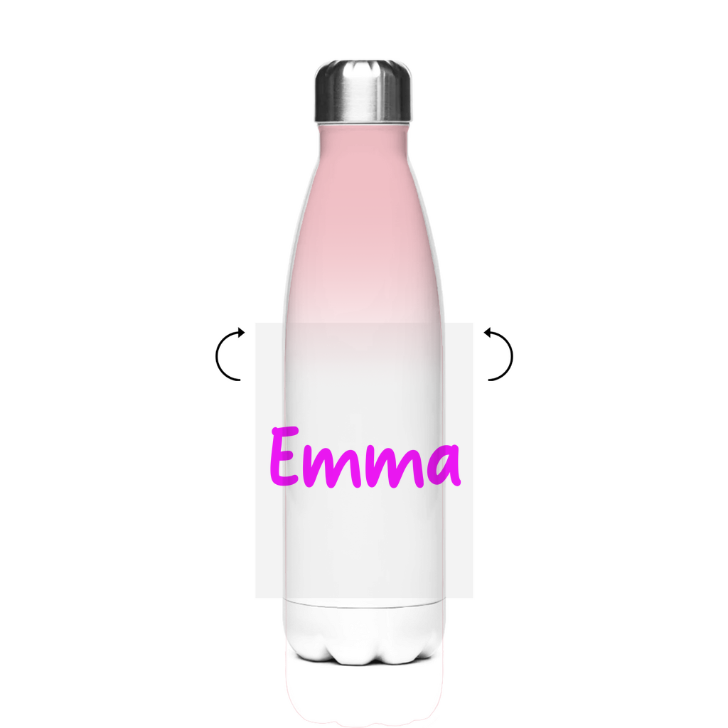 Schultrinkflasche "Einhorn" aus Edelstahl - individuelle Thermoflasche