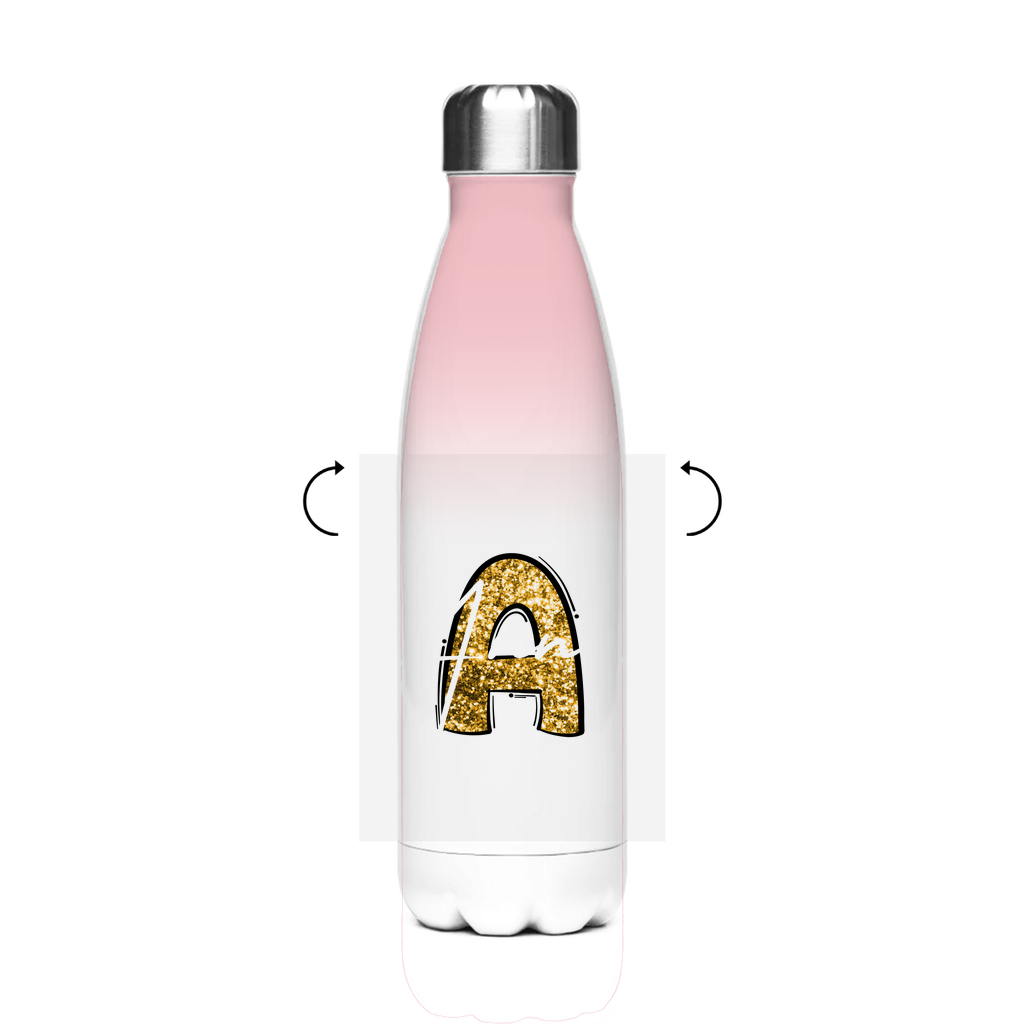 Mit Foto und Initialen - individuelle Büro Thermoflasche