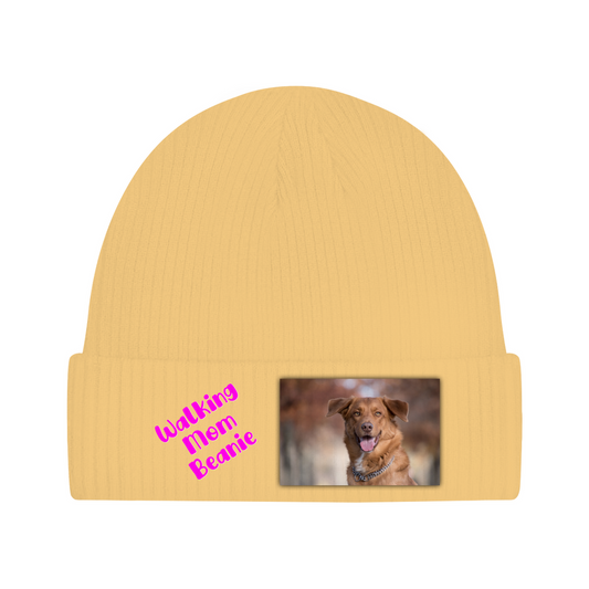 Walking Mom Beanie - individuelle Strickmütze