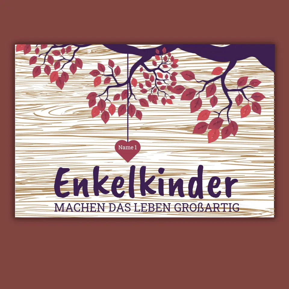 Stammbaum - Individuelle Leinwand