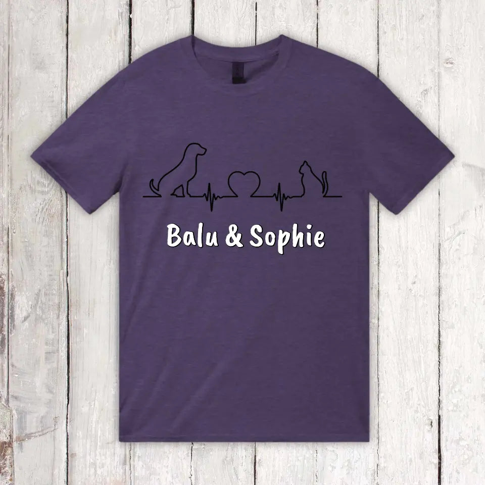 Heartbeat for Animals - Personalized T-Shirt 
