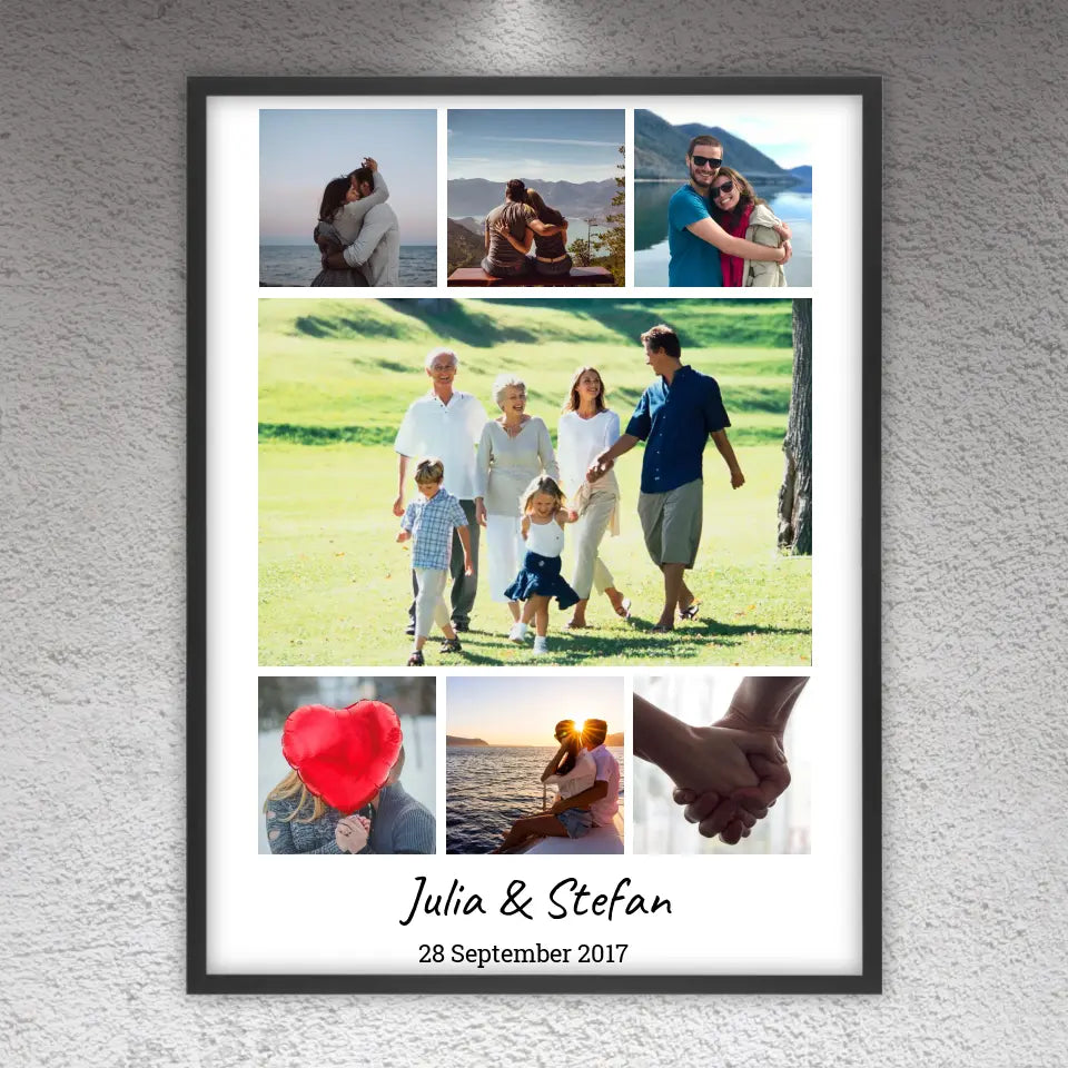 7 Foto Galerierahmen - Individuelle Erinnerung