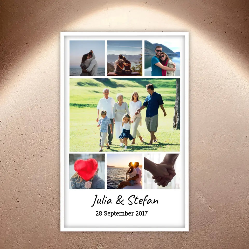 7 Foto Galerierahmen - Individuelle Erinnerung