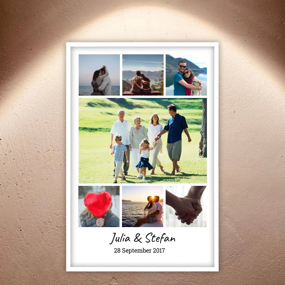 7 Foto Galerierahmen - Individuelle Erinnerung