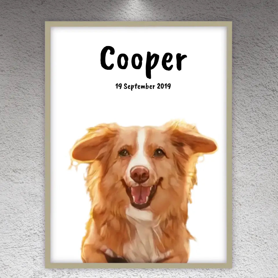 Haustiergemälde - Individuelle Haustierzeichnung