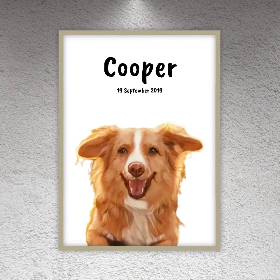 Haustiergemälde - Individuelle Haustierzeichnung