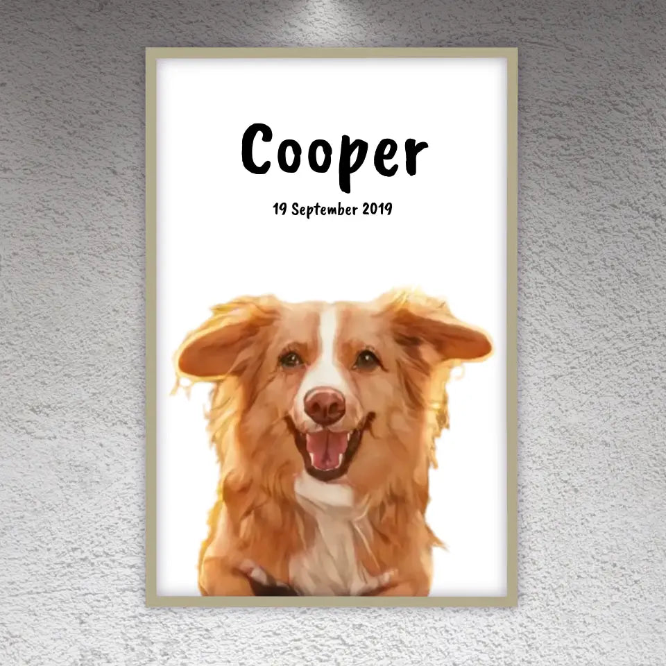 Haustiergemälde - Individuelle Haustierzeichnung