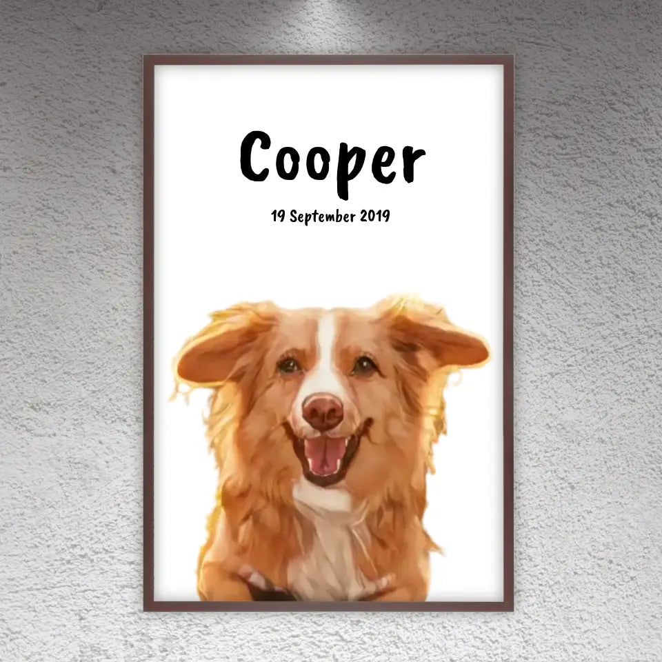 Haustiergemälde - Individuelle Haustierzeichnung