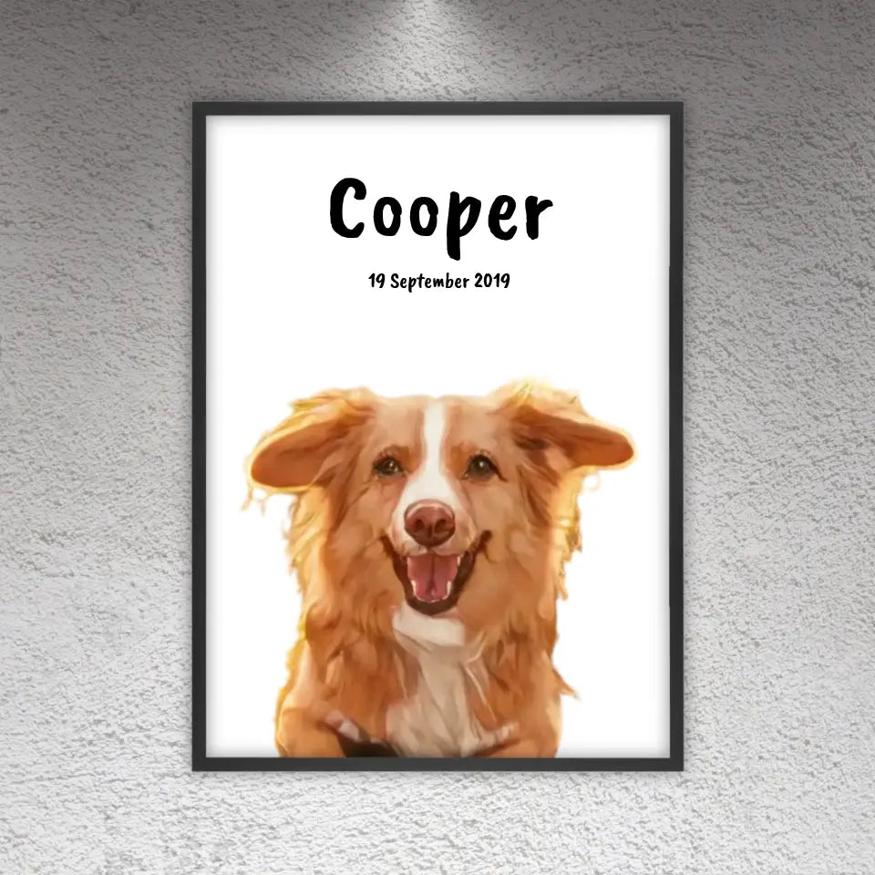 Haustiergemälde - Individuelle Haustierzeichnung